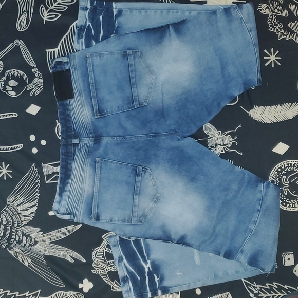 Smoke Rise mens distressed denim jeans - Picture 9 of 15